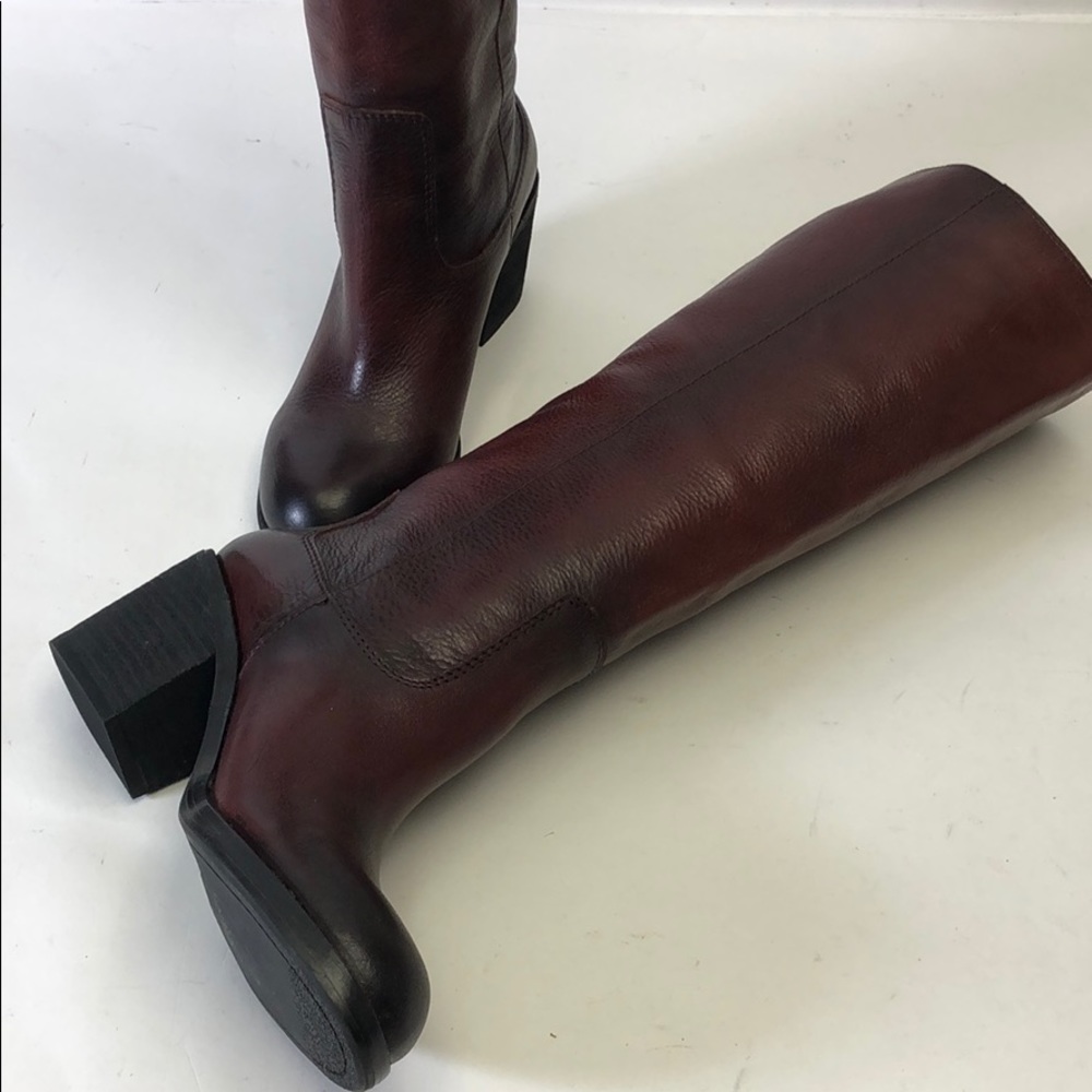 Lucky Brand Leather Dark Brown Boots New 6 - Picture 6 of 8